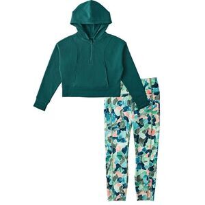 Member's Mark Girls 2 Piece Zip Hoodie and Legging Set Size 10/12